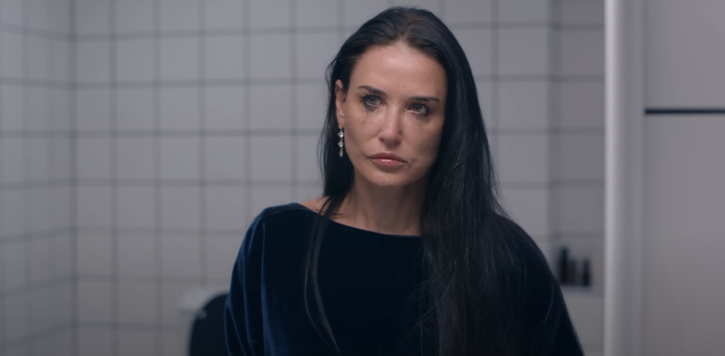 Pressão estética é tema de filme estrelado por Demi Moore. | Foto: Reprodução